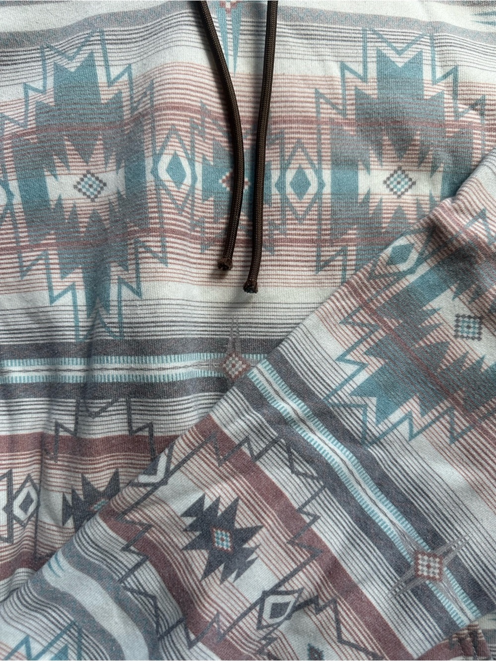 Shyanne Pastel Southwestern Hooded Pullover - Picture 2 of 4